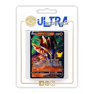 My-booster Zamazenta V 18/25 - Ultraboost X Ep&eacute;e et Bouclier - C&eacute;l&eacute;brations - 25 Ans - Coffret de 10 Cartes Pok&eacute;mon Fran&ccedil;aises