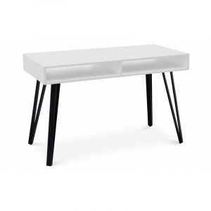 Cotecosy Bureau Design 2 Niches "French" 120cm Blanc