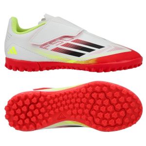 Adidas Chaussures de football à scratch bébé F50 Club Turf