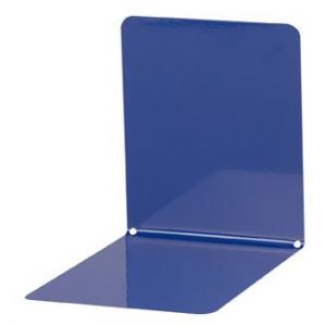 Image de Maul 35062-37 - Serre-livres métalliques larges (paire), 14 x 12 x 14 cm, coloris bleu