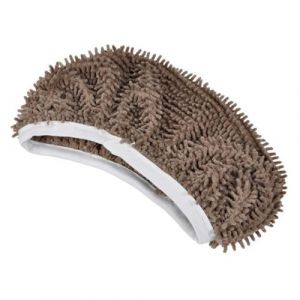 Image de Homéa, Housse pour Balai Chenille Microfibre Polyester 23 x 11,5 cm Taupe