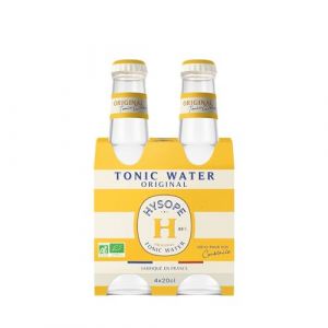HYSOPE Tonic Water Original – Origine France – Premium Mixer Bio – Idéal en cocktail - Notes d'orange amère - 6 x 4x20cl