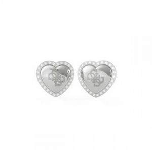 Guess Boucles d'oreilles Bijoux THAT'S AMORE JUBE01073JWRHT-U - Argent