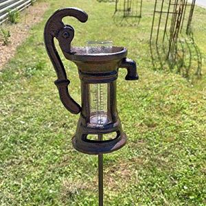 La Grande Prairie Pluviom&egrave;tre jardin pompe &agrave; eau 114x11cm