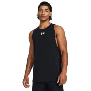 Under Armour Homme UA Baseline Cotton Tank Top, d&eacute;bardeur homme au s&eacute;chage rapide, d&eacute;bardeur sport pour basketball ou football, d&eacute;bardeur coton avec logo