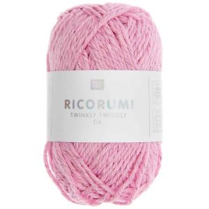 Rico Design Fil &agrave; crocheter en coton - Ricorumi - 25 g Rose Brillant