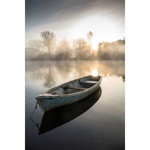 Ceanothe Tableau sur toile la rivière adda 30x45 cm - Impression sur Toile Murale Décorative - Image imprimée en hd sur Toile - Toile sur Châssis