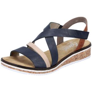 Rieker Sandales - Bleu - Taille 36,37,38,39,40,41,42