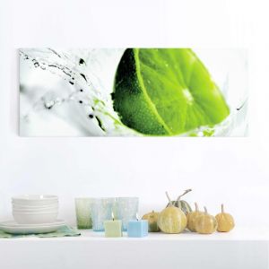 Image de Bilderwelten Tableau déco Splash Lime