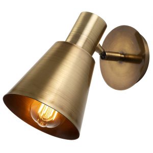 Applique murale Kem - E27 - 25 x 14 x 22 cm - antique