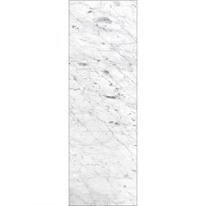 Plage Sticker réfrigérateur et lave vaisselle, marbre blanc style moderne, 180 cm X 59,5 cm
