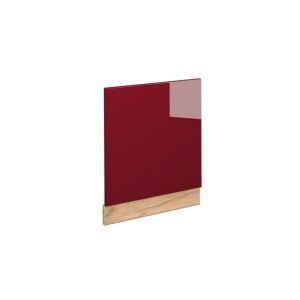 Vicco fa&ccedil;ade Fame-Line, Rouge bordeaux Haute brillance, 60 cm, PT Ch&ecirc;ne