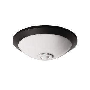 Horoz Electric Plafonnier avec détecteur de mouvement 2xE27 IP20 Noir 400.010.143 horoz