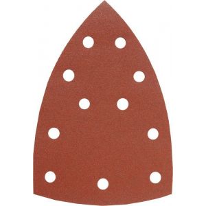 Kwb Patins abrasifs triangulaires QUICK-STICK, BOIS & MÉTAL, corindon affiné, 100 x 147 mm - 493070