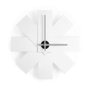 Normann Copenhagen Horloge murale Watch me blanc