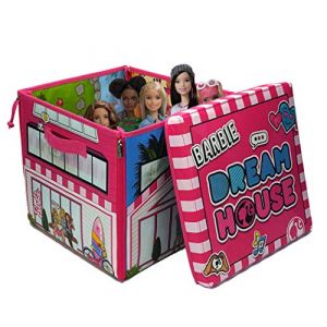 Sablon Boite de rangement et tapis de jeu Barbie Villa de rêve