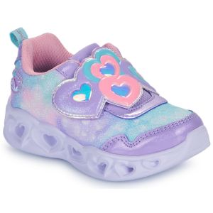 Skechers Baskets basses enfant LIGHTS - LOVIN REFLECTION Violet - Taille 22,24,25,26