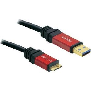 Delock 82762 - Câble USB 3.0 type A vers micro-B mâle / mâle 3 m