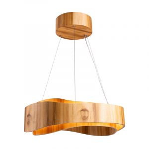 Elstead Lighting Horizon Suspension ronde LED, QN-HORIZON-RING-LED-60-TEAK,