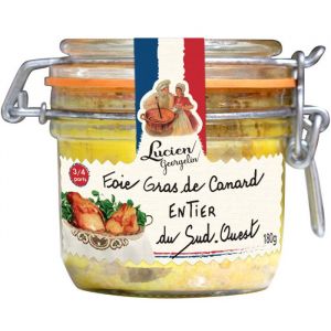 Image de Lucien georgelin Foie gras de canard entier du Sud-Ouest - 180g