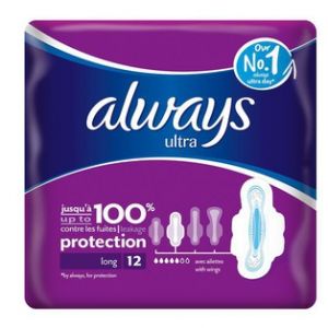 Always Ultra - 12 serviettes hygiéniques Long Plus
