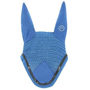 Equi-Theme EQUITHEME Bonnet Chasse-Mouches Infinity - Couleurs - Bleu/Glitter, Taille Equipement Cheval - Cheval