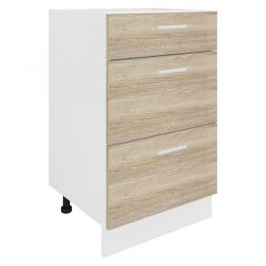 Vcm Armoire De Cuisine Largeur 50 Cm Tiroir Meuble Bas Cuisine Esilo Armoire De Cuisine Largeur 50 Cm Tiroir Meuble Bas Cuisine Esilo