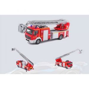 Bburago B18-32018 1:50 Mercedes Atego 1530F Magirus DLK 23/12, modèles Assortis, 32018, Motifs et Couleurs Assorties