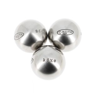 Obut Boules de pétanque Rcx. durete + inox 73mm 57204
