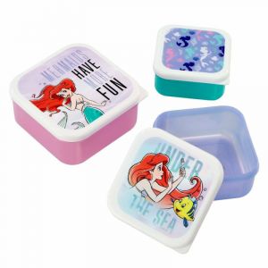 Image de Funko UT-DI06121 Little Mermaid Plastic Storage Set, Polypropylene, Multicolour, Multi