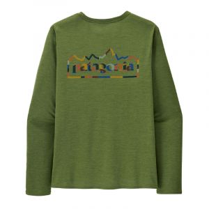 Image de Patagonia L/S Cap Cool Daily Graphic Shirt - T-shirt homme Unity Fitz: Terrain Green X-Dye S