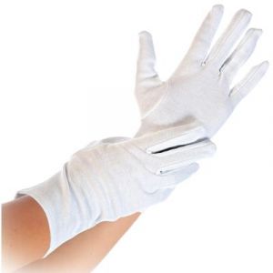 Image de HYGOSTAR Gant en coton 'BLANC', XL, blanc