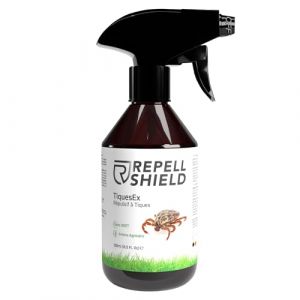 RepellShield Spray Anti Tique Naturel - pour Jardin, Peau & Textile, 250 ml