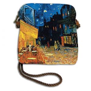 VAN GOGH TERRASSE DU CAFÉ LE SOIR Sac cordon Made In France
