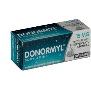 Upsa Donormyl 15 mg - 10 Comprimés effervescents