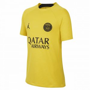 Jordan Haut de football d'avant-match Dri-FIT Paris Saint-Germain pour enfant plus âgé - Jaune - Taille XL - Unisex