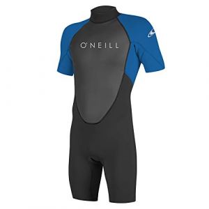O'Neill Wetsuits Reactor-2 2mm Back Zip Spring Combinaison Men's, Black/Ocean, L
