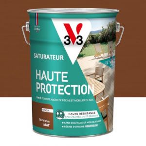 V33 Saturateur Haute Protection teck brut 5 L