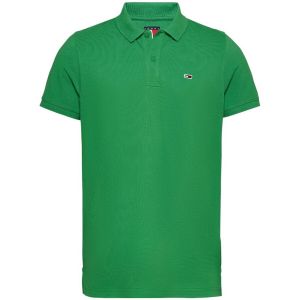 Tommy Hilfiger Tommy Jeans TJM Slim Placket Polo EXT S/S Polo Homme, Green (Coastal Green), XXL