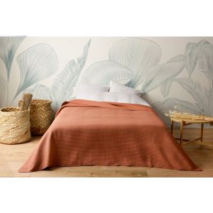 LINDER Jet&eacute; de lit uni 100% polyester "Hawai"