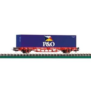 Piko 57706 - Wagon porte-conteneur « P&O » - Echelle H0