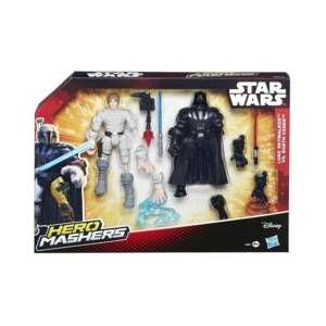Hasbro Jouet Star Wars -Hero Mashers- Luke et Dark Vador