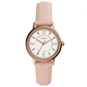 Fossil Montre de femme en cuir - Rose