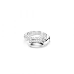 Swarovski Bague Dextera, Blanche, Métal rhodié