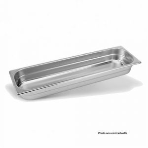 Pujadas Bac Gastro Inox GN 2/4 - H 100 mm - Inox600 cl