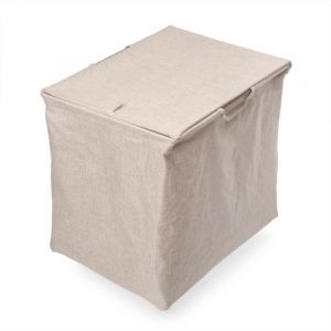 Emuca Panier pour armoires et dressings Quartz, 418x320x400mm, Acier et Tissu, Titane