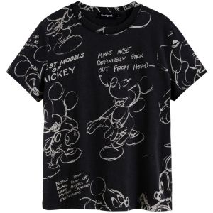 Desigual T-shirt femme Mickey Sketch
