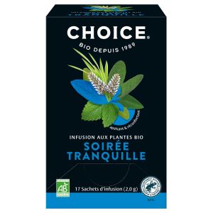 Choice Infusion soirée tranquille 17 sachets