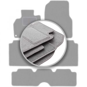 Tapis de sol gris cendr&eacute; pour Renault Espace IV 7 places (2002-2012)