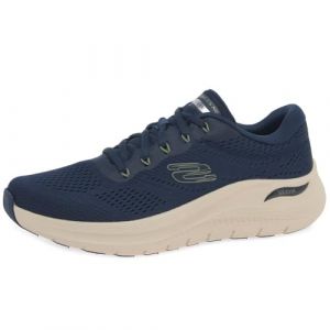 Skechers Arch Fit 2.0 Sport Homme, Maille synthétique Bleu Marine, 39.5 EU